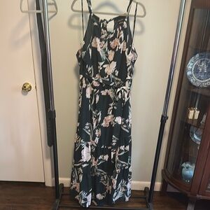 City Chic floral Halter Maxi dress